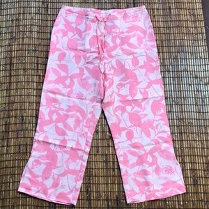 JH COLLECTIBLES SIZE 10 TROPICAL CAPRI PANTS